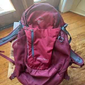 Osprey Daylite plus backpack - red